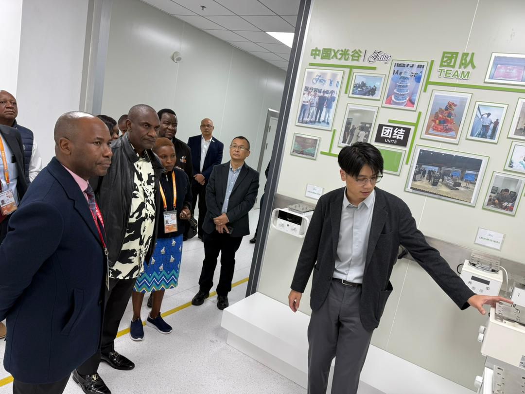Henry Ncube Minister Ncube tours China Medical Device Project - Gemnation